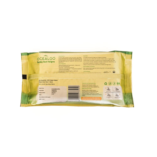 Seaweed Moisturizing Baby Wet Wipes(72 PCS)